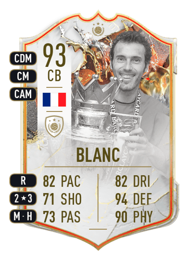 Laurent Blanc Trophy Titans ICON 93 OVR