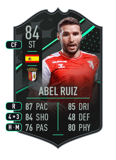 Abel Ruiz SQUAD FOUNDATIONS 84 OVR