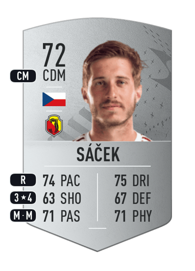 Michal Sáček Common 72 OVR