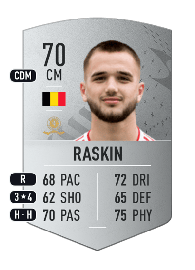 Nicolas Raskin Common 70 OVR