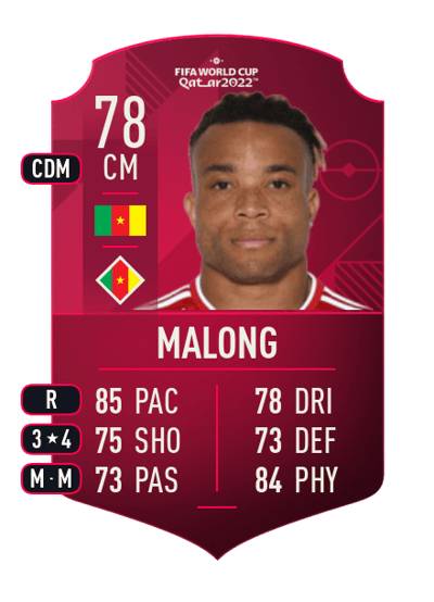 Kunde Malong World Cup Player 78 OVR