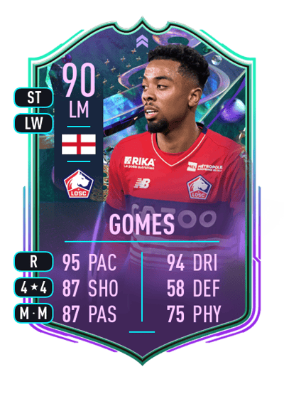Angel Gomes FANTASY FUT 90 OVR