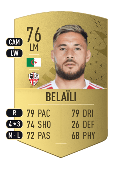 Youcef Belaïli Common 76 OVR