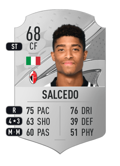Eddie Salcedo Rare 68 OVR