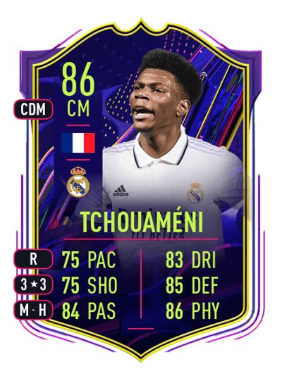 Aurélien Tchouaméni Ones to Watch 86 OVR