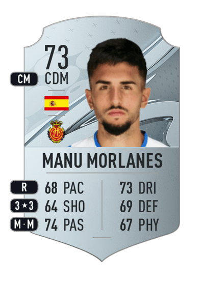 Manu Morlanes Rare 73 OVR