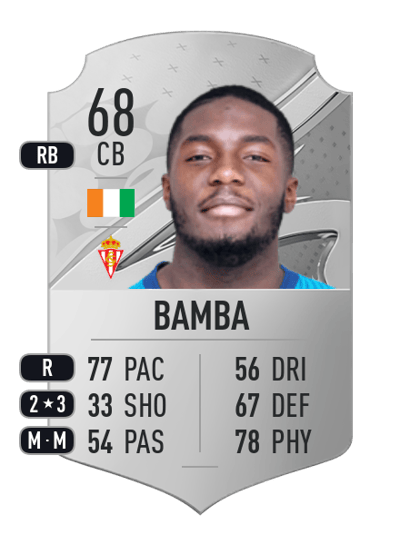 Axel Bamba Rare 68 OVR