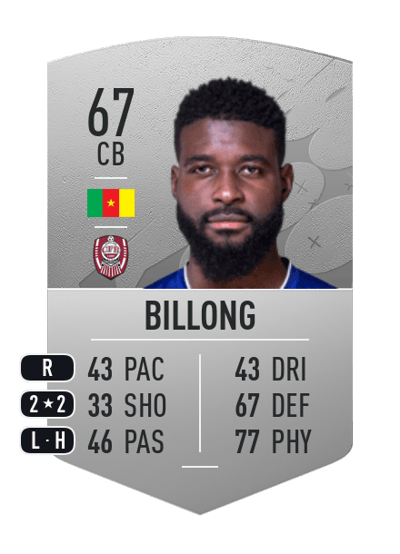 Jean-Claude Billong Common 67 OVR