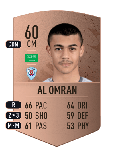 Nasser Al Omran Common 60 OVR