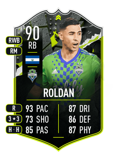 Alex Roldan SHOWDOWN PLUS 90 OVR