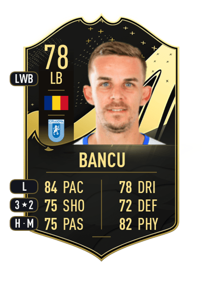 Nicușor Bancu Team of the Week 78 OVR