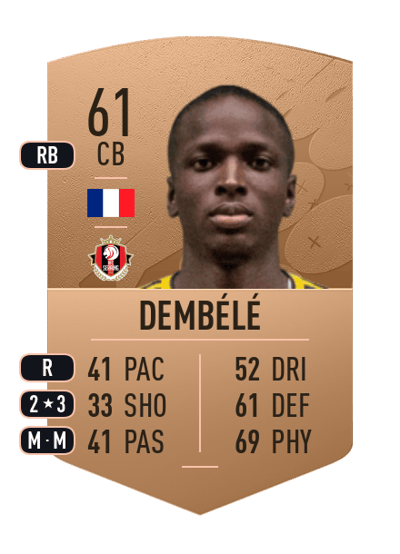 Mahamadou Dembélé Common 61 OVR