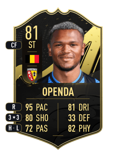 Loïs Openda Team of the Week 81 OVR