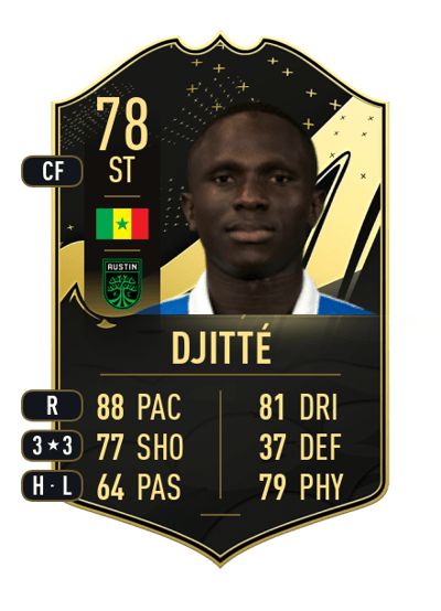 Moussa Djitté Team of the Week 78 OVR