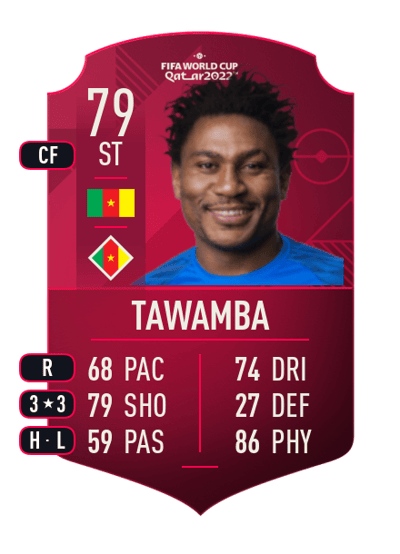 Léandre Tawamba World Cup Player 79 OVR