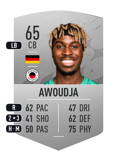 Maxime Awoudja Common 65 OVR