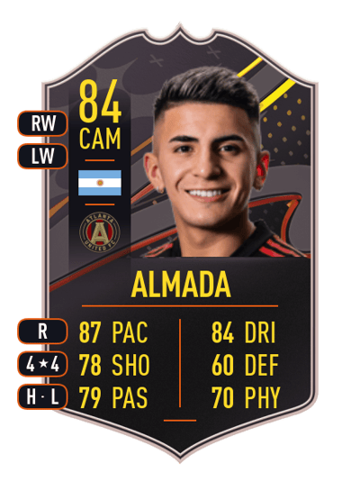 Thiago Almada STORYLINE 84 OVR
