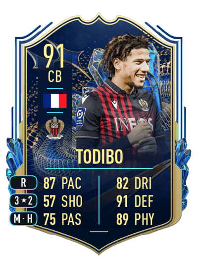 Jean-Clair Todibo Team of the Season 91 OVR