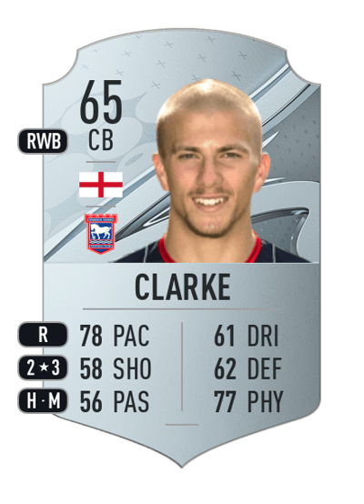 Harry Clarke Rare 65 OVR