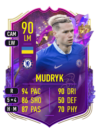 Mykhailo Mudryk FUT Future Stars 90 OVR