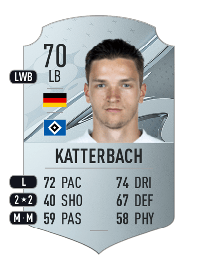 Noah Katterbach Rare 70 OVR