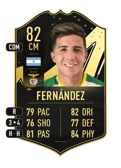 Enzo Fernández Team of the Week 82 OVR