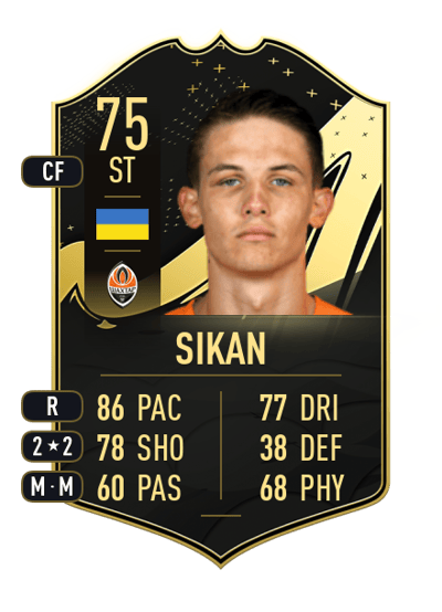Danylo Sikan Team of the Week 75 OVR