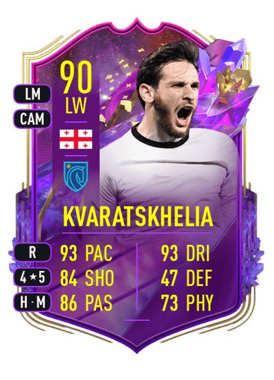 Khvicha Kvaratskhelia FUT Future Stars 90 OVR