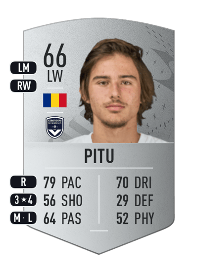 Alexi Pitu Common 66 OVR