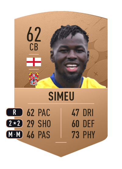 Dynel Simeu Common 62 OVR
