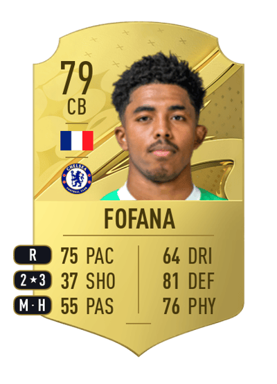 Wesley Fofana Rare 79 OVR