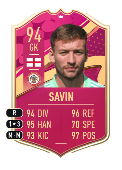Toby Savin Premium FUTTIES 94 OVR