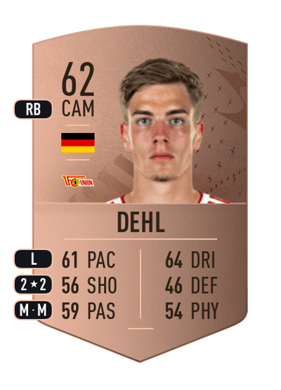 Laurenz Dehl Common 62 OVR