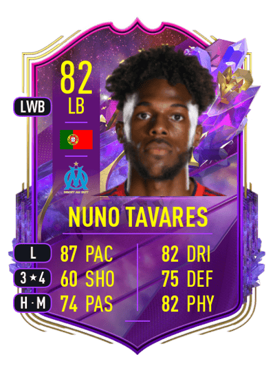 Nuno Tavares FUT Future Stars 82 OVR