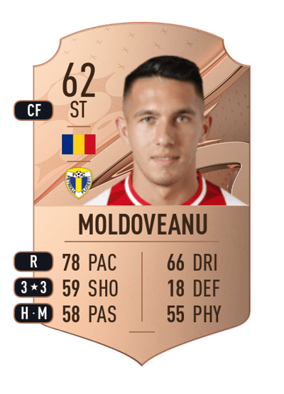 Robert Moldoveanu Rare 62 OVR