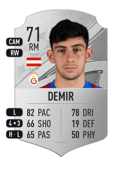 Yusuf Demir Rare 71 OVR