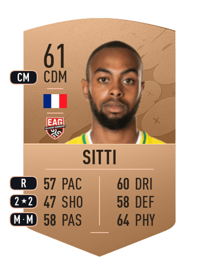 Melvin Sitti Common 61 OVR