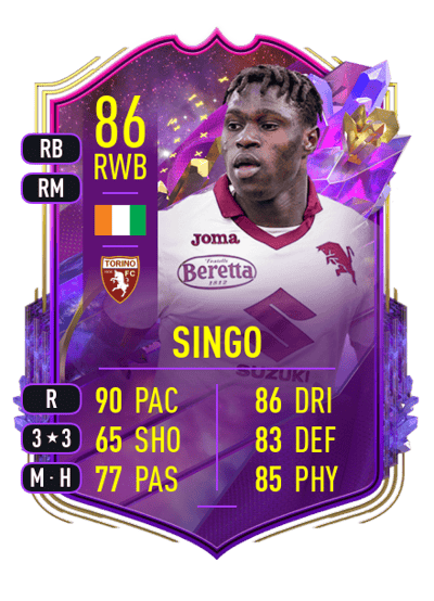 Wilfried Singo FUT Future Stars 86 OVR