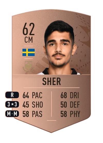 Aimar Sher Common 62 OVR