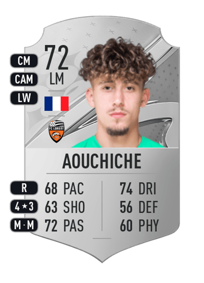 Adil Aouchiche Rare 72 OVR