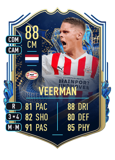 Joey Veerman Team of the Season 88 OVR