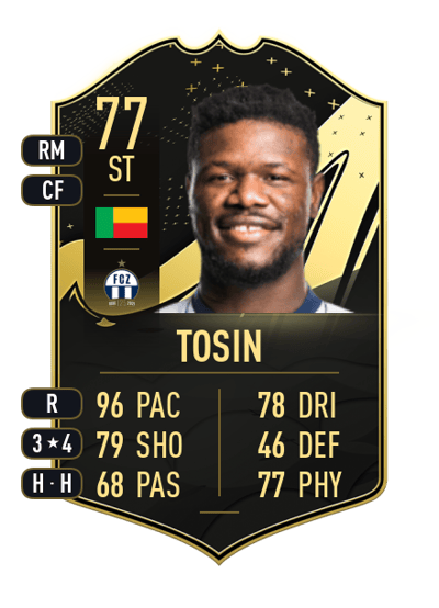 Aiyegun Tosin Team of the Week 77 OVR