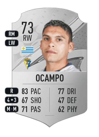 Brian Ocampo Rare 73 OVR