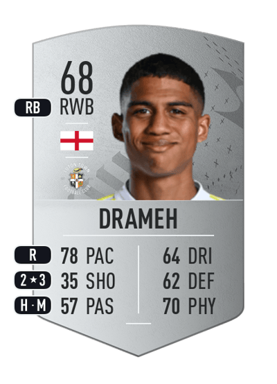 Cody Drameh Common 68 OVR