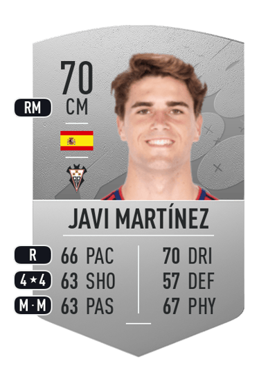 Javi Martínez Common 70 OVR