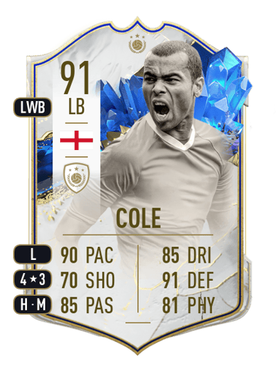 Ashley Cole TOTY ICON 91 OVR