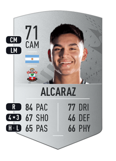 Carlos Alcaraz Common 71 OVR