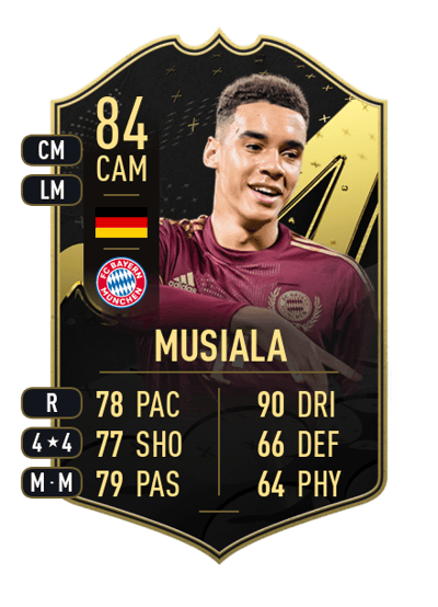 Jamal Musiala Team of the Week 84 OVR