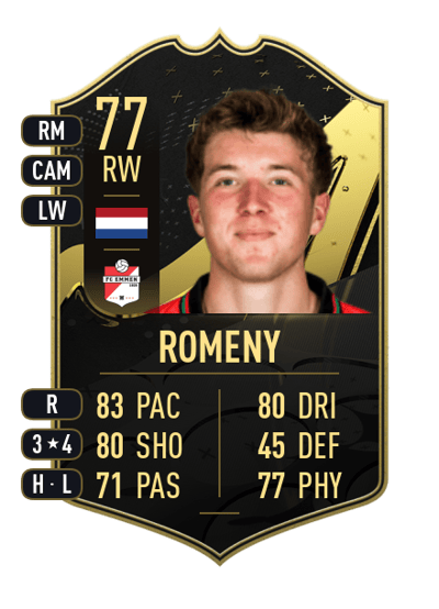 Ole Romeny Team of the Week 77 OVR