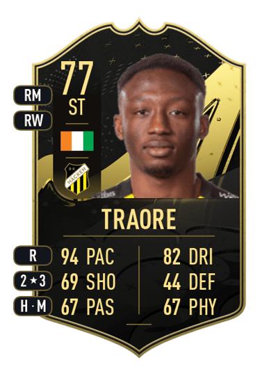 Bénie Traore Team of the Week 77 OVR